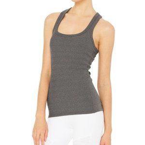 Alo Rib Support Tank in Stormy Heather